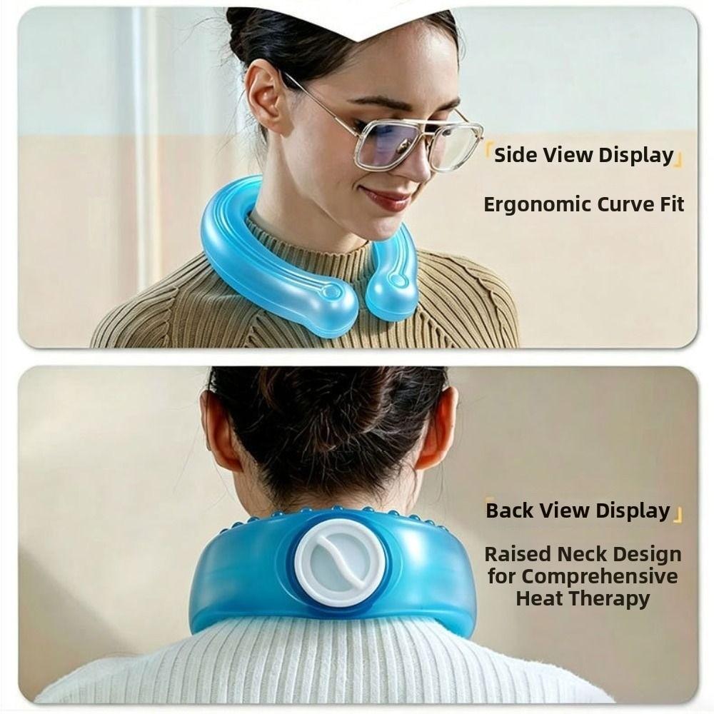 Anti-scalding Neck Support Warm Water Bag Detachable Neck Warmer U-shaped Neck Hot Water Bag Gifts