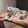 3D-printet Leopardstatue Dekorativ Samlerobjekt til Hjemmekontoret