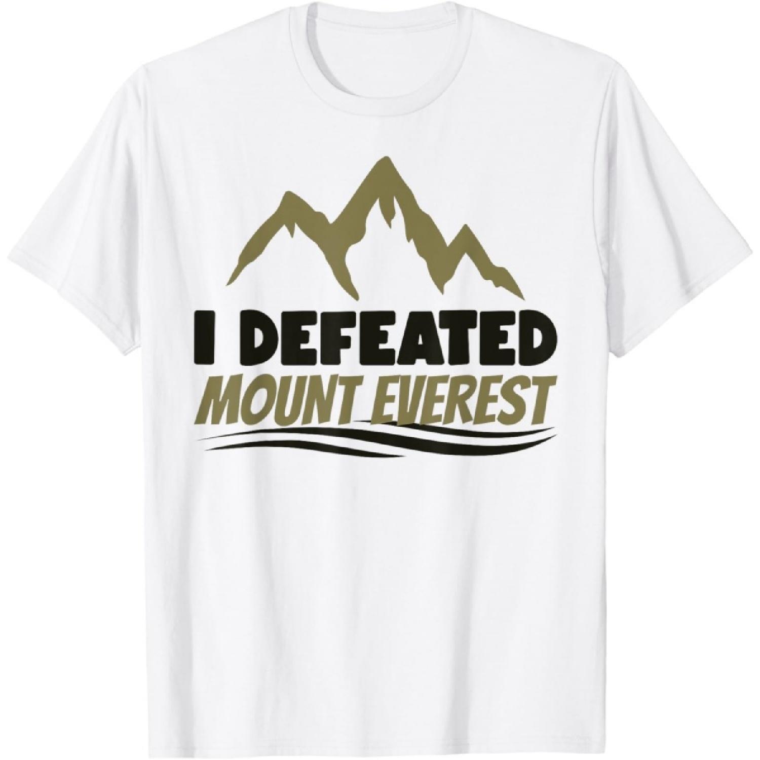 Я покорил Эверест! Футболка  Альпинист покорил самую высокую гору S