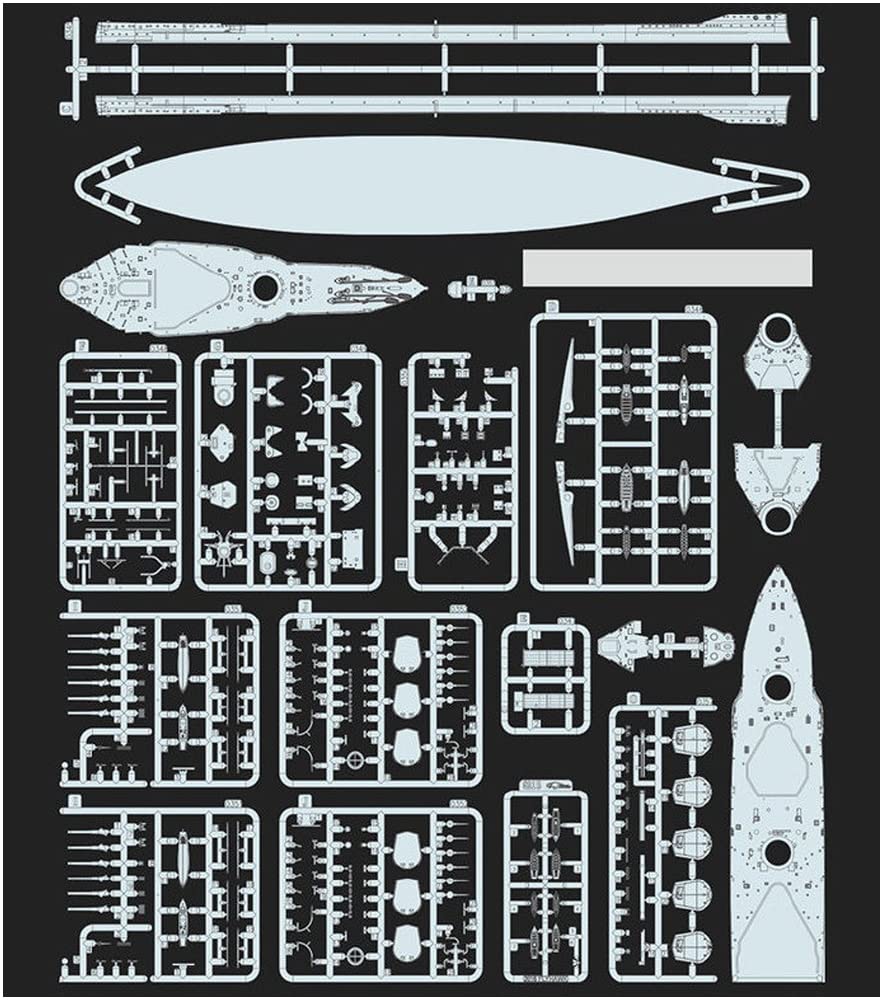 Flyhawk Models Royal Navy HMS Iron Duke 1914 Deluxe Edition Plastic Model FLYFH1312S 1/700