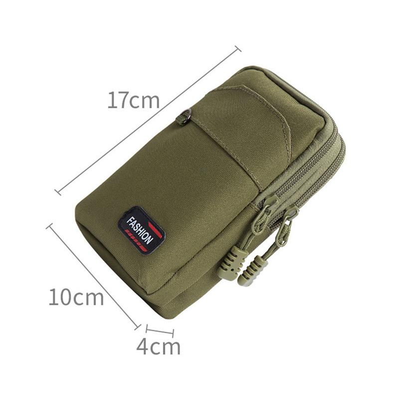 Nylon Bag Outdoor Molle Waist Fanny Pack Men Phone Pouch Camping Hunting Waist Bag Gear Purses
