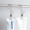 Multi-functional Clothes Hanger Rust-proof Sponge Washcloth Qisimiao Hook Stainless Steel Small Clip Anti-fracture Clotheslinger