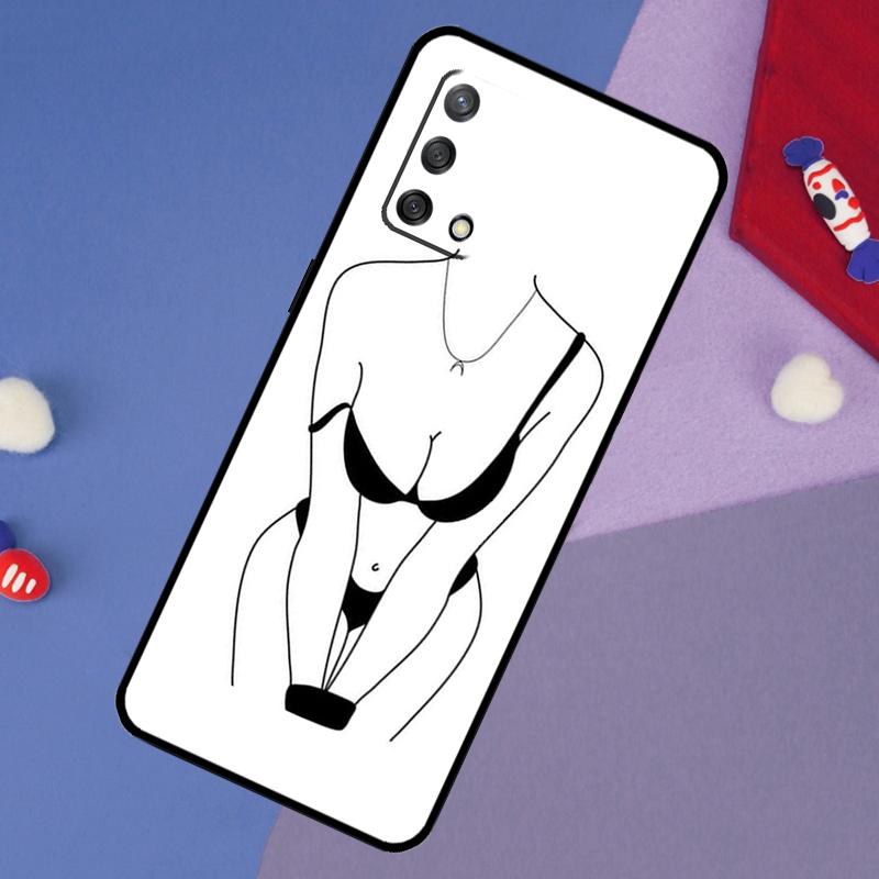 

Женский Body Line Art Чехол Для Oppo A60 A80 A40 A6 A5 Pro A15 A16 A17 A57 A94 A74 A54 A76 A96 A18 A38 A58 A78 A98 OPPO A58 4G