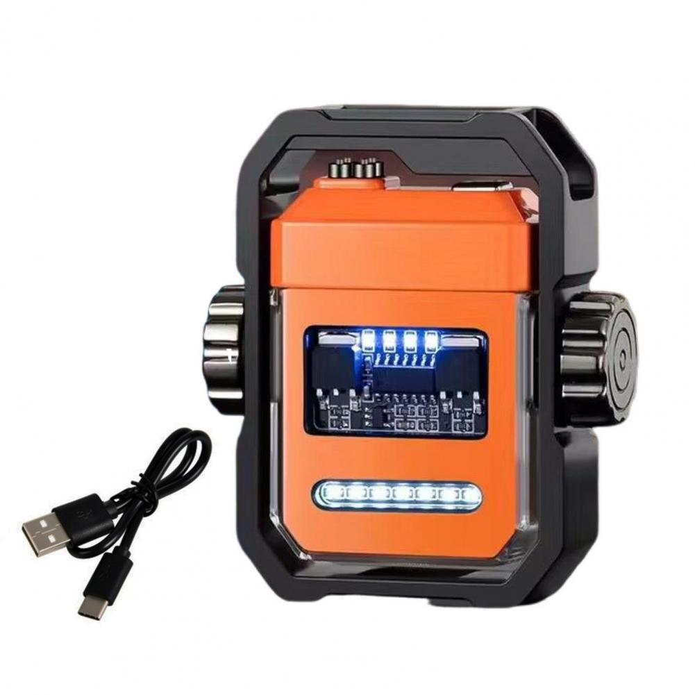 Windproof Igniter Fidget Toy Compact Portable Windproof Flameless Bbq Igniter Rechargeable Electric Arc-lighter for Boyfriend