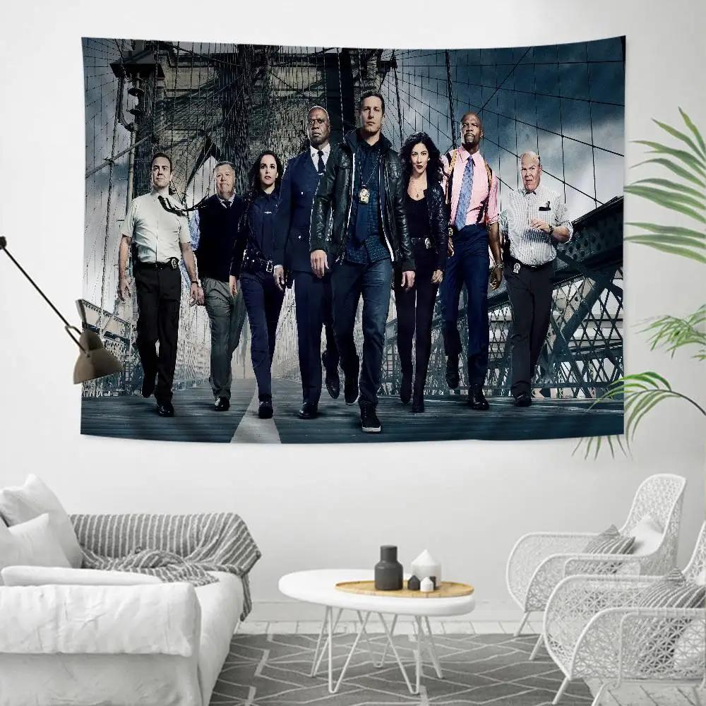 Comedy TV BBrooklyn Nine Nine Anime Tapestry Hanging Tarot Hippie Wall Rugs Dorm Home Decor