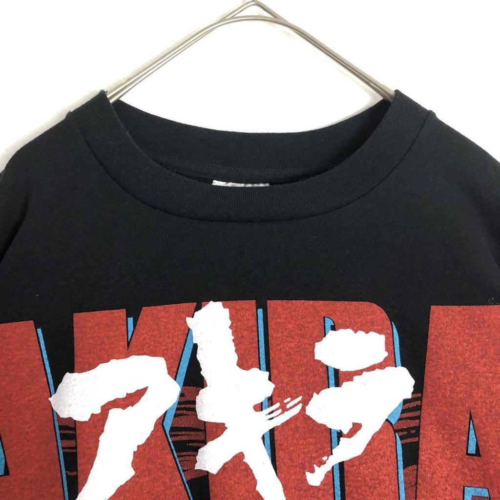 [USED] 3683AKIRA Single Stitch Anime Short Sleeve T-Shirt Black