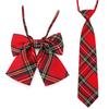 Japanese Plaid Jk Necktie Tie Suit Female College Style Graduation Photo No Bow Sailor Suit Female