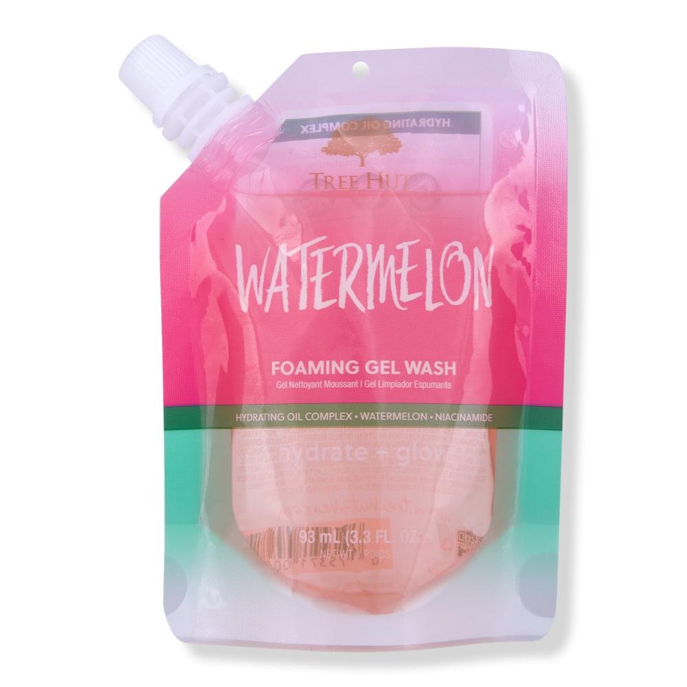 

Tree Hut Travel Size Пенящийся гель для умывания с арбузом, 3,3 унции