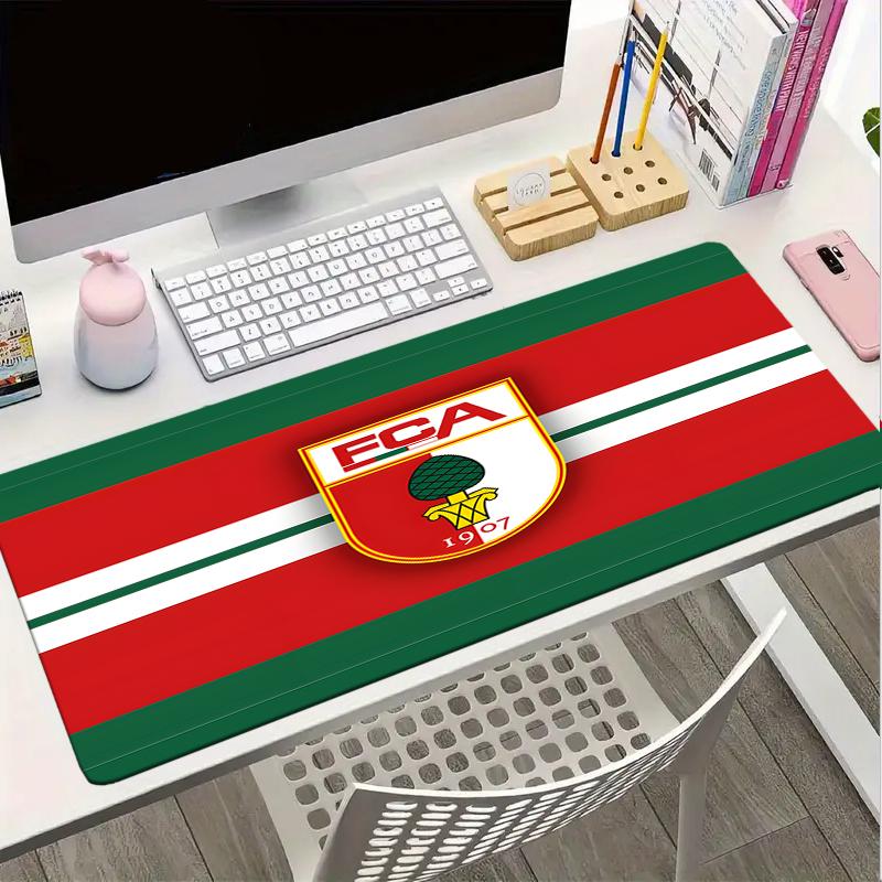 Augs-burg Fußball Wappen Mauspads, Gaming-Mauspad, Tastaturmatte, Schreibtischdekoration für Computer-Notebook, Fan-Geschenk, Geburtstagsgeschenk