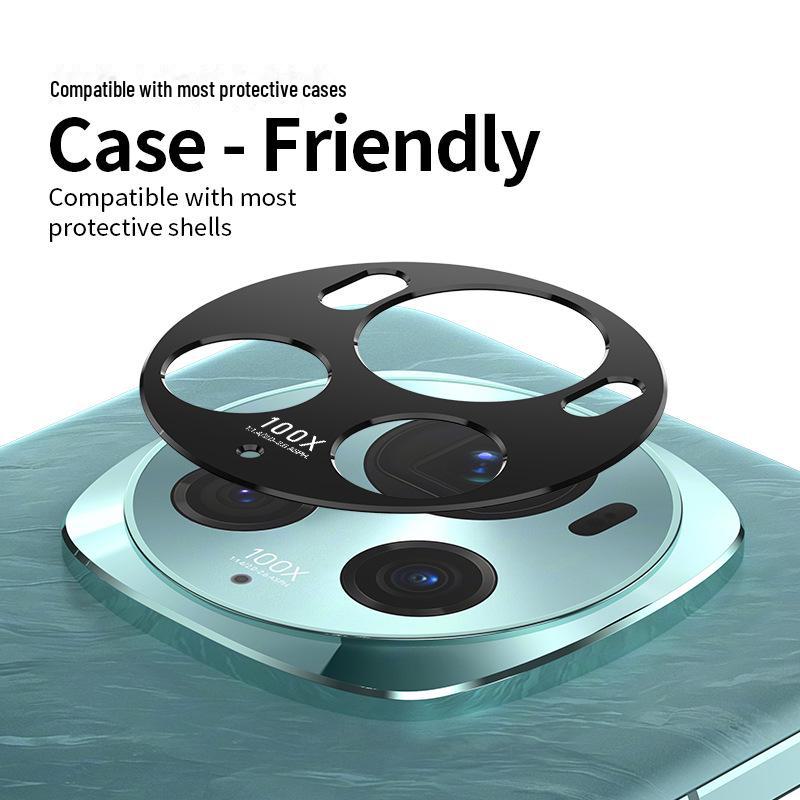 Honor Magic6/Magic6Pro Metal Lens Ring & Protective Film - Anti-Drop & Scratch Resistant
