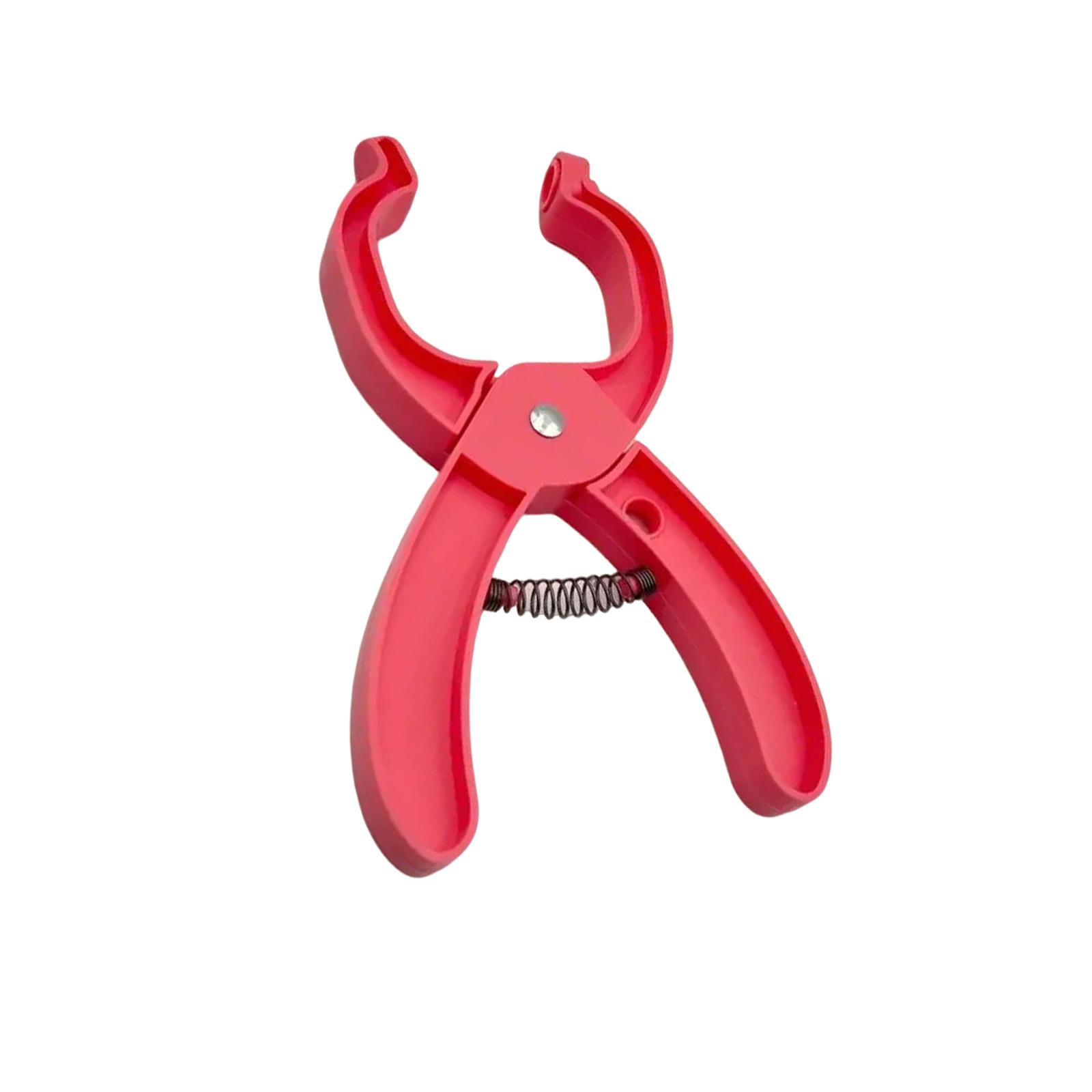 

Инструмент для безопасной установки глаз куклы крючком, плоскогубцы для глаз для легкой и надежной установки реалистичных глаз в игрушки ручной работы розовый