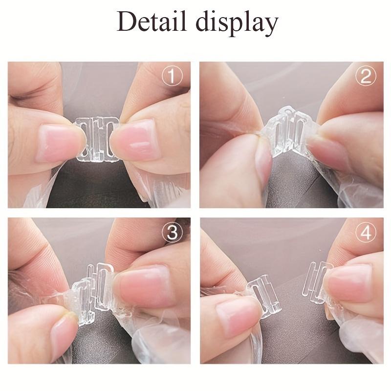 1 pár silikonové neviditelné podprsenky bez ramínek, samolepicí návleky na bradavky push-up bez zad, doplňky dámského spodního prádla a spodního prádla