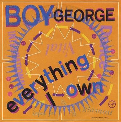 Disque 7 pouces BOY GEORGE - Everything I Own VS1364 Virgin 1987 Canada Dance & Electronica Occasion