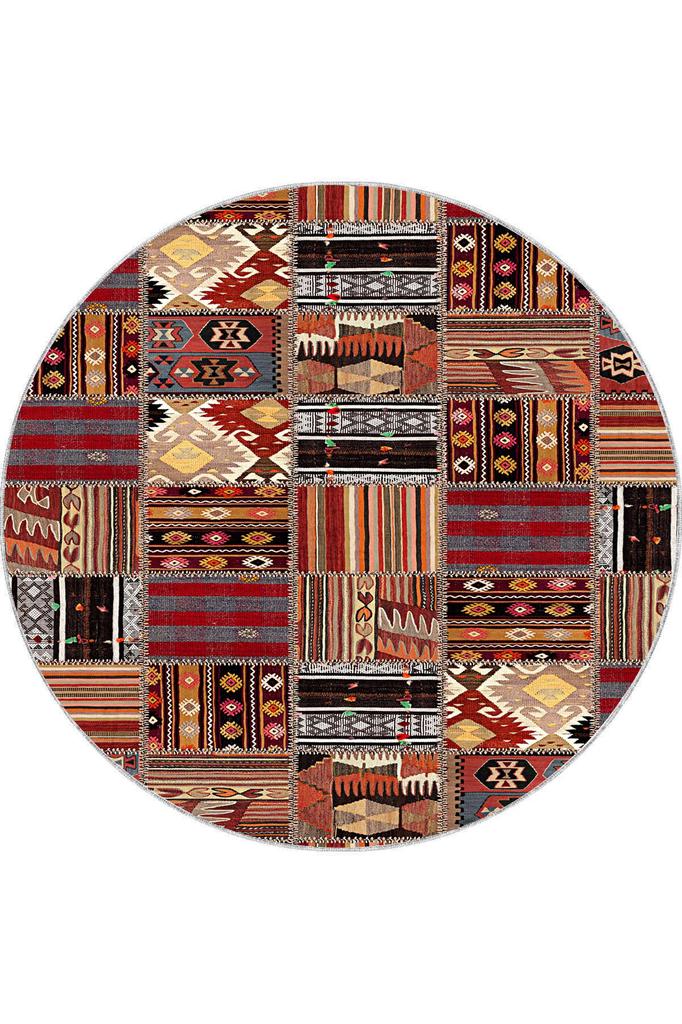 Rovigo Home Washable Round Printed Carpet RHM7107