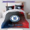 Chelsea F Custom Name Pattern Bedding,Quilt Set Quilt Cover Pillowcase Home Birthday Gift(1 * duvet cover + 2 * pillowcase, without core)