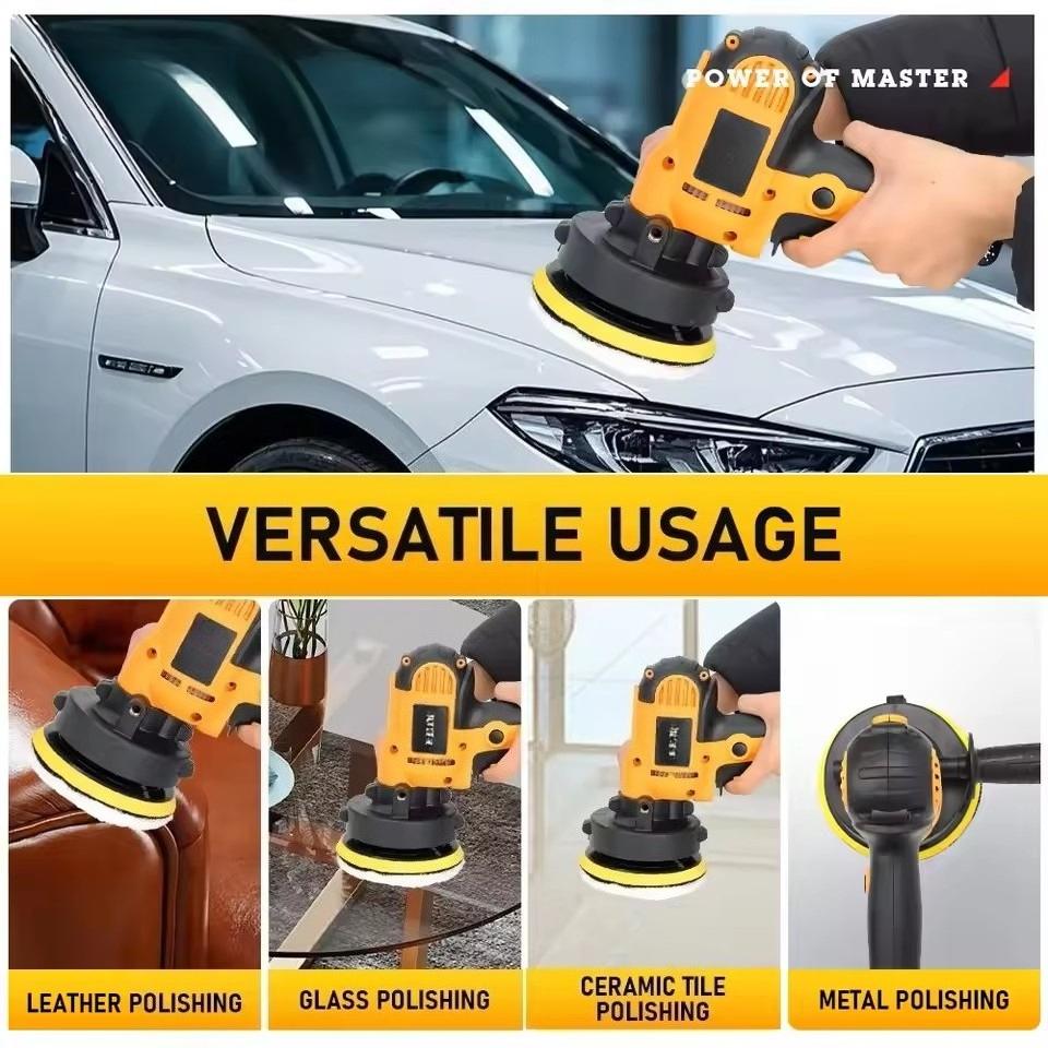Electric Car Polisher Car Beauty Waxing Machine Adjustable Speed Sanding Waxing Tools Automotive Polishing Scratch Repair