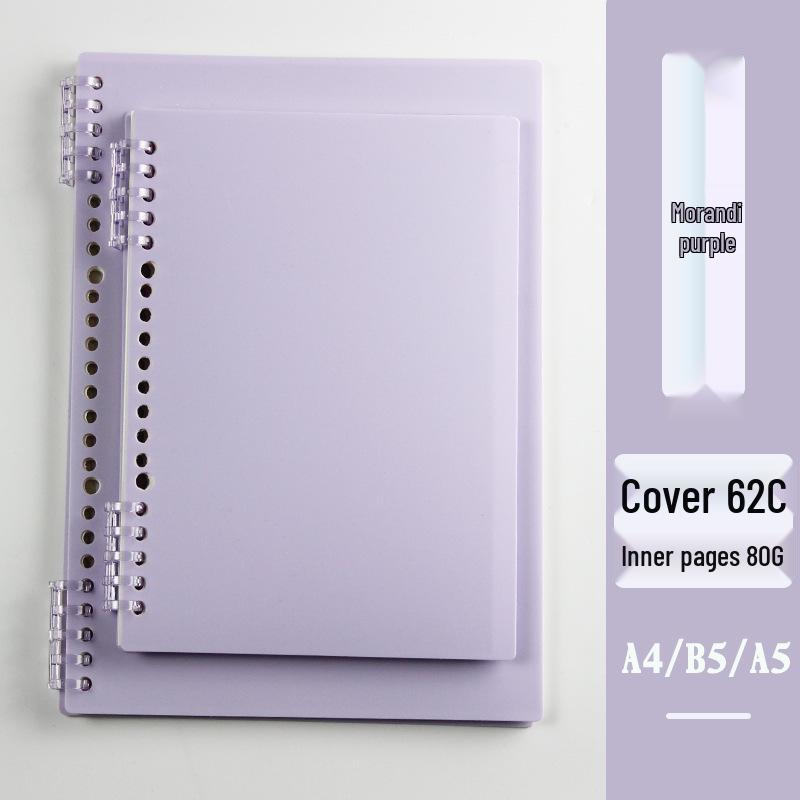 

Инновационный Минималистичный Матовый Блокнот на Спирали - Нежный для Рук, Дизайн на Разъемных Листах B5