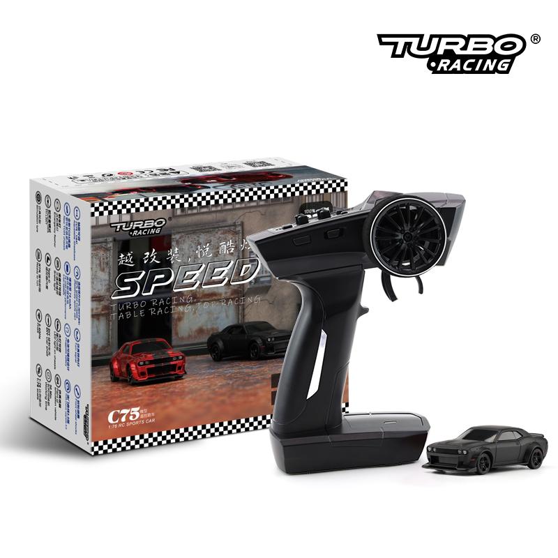 

Turbo Racing 1:76 C75/C76 Road Radio-Controlled Car Mini Full Scale Remote Control Car Toy RTR Suitable For Children And Adults