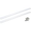 2Pack Crosscut Sled for Table Saw,Miter Slot Runners,UHMW Miter Bar with Predrilled Holes & Screws Ideal for U Tracks