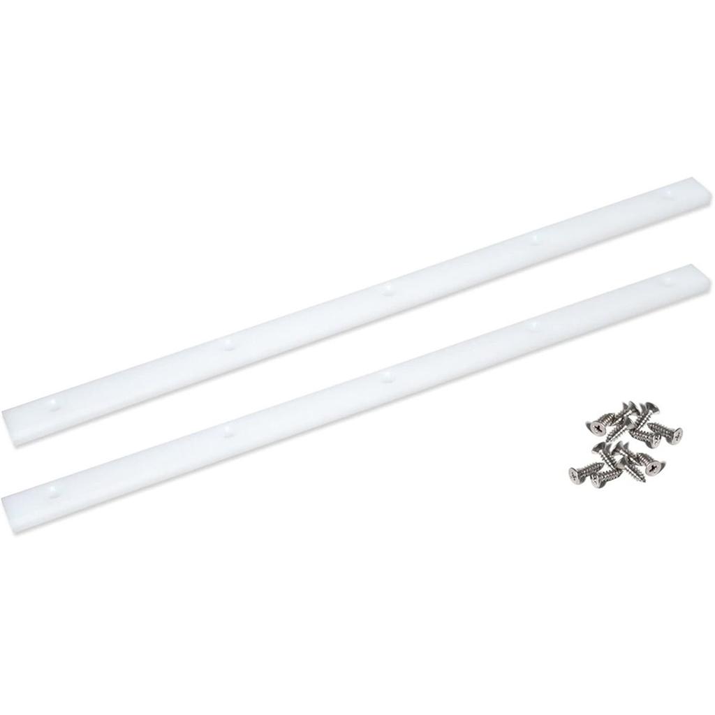 2Pack Crosscut Sled for Table Saw,Miter Slot Runners,UHMW Miter Bar with Predrilled Holes & Screws Ideal for U Tracks