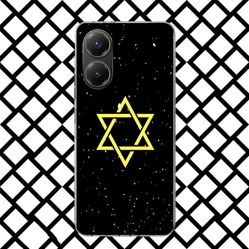 David Jewish Star Symbol Phone Case for Xiaomi Poco F7 Ultra X7 X6 X5 Pro X4 Gt M8 M7 Redmi 15 15C 13 13C 12 12C Soft Cover Fund