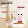 Cat Feeder, Water and Food Integrated Feeding Device, Feeding Bowl with Dry and Wet Separation, Dog Bowl, Cat Bowl, Food Storage Bowl for Pets