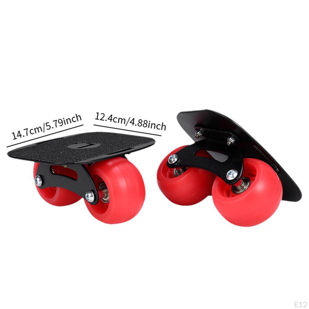 1 Pair of Skateboards, Non-slip, Portable, Fashionable, Light Gift Scooter-street Skates with Wheels