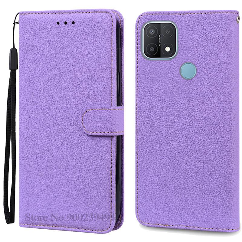 For OPPO A15 Case OPPO A15S Cover Silicone Wallet Flip Cover For OPPO A15 CPH2185 A15S CPH2179 Phone Case Leather Coque Fundas