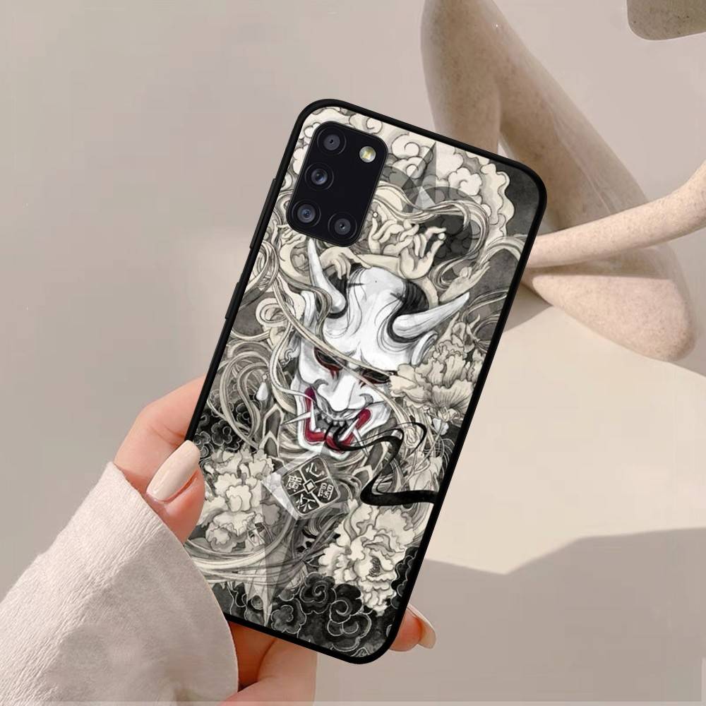 Japan Ghost Face Samurai Phone Case For Samsung A 52 53 21 32 13 12 71 31 51 40 72 73 70 22 42 50 30 20 21 shell