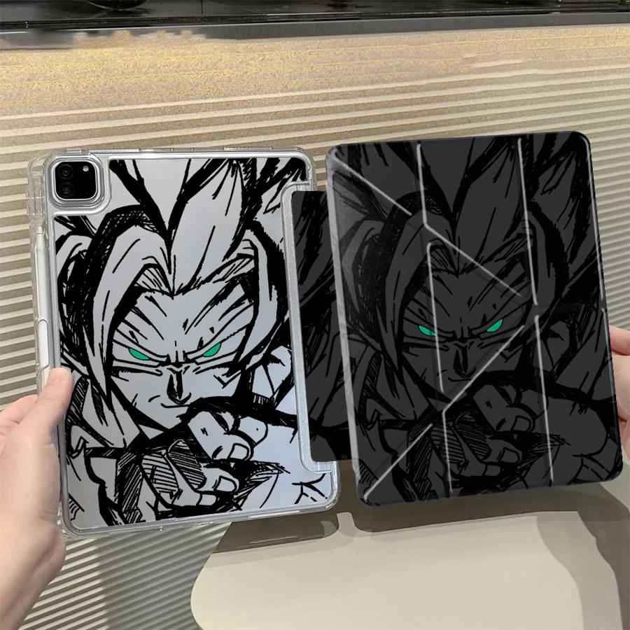 

D-Dragon Balls Goku Y-Fold Holder Cover Tablet Case For iPad Pro 11th 10th 9th 8th 7th 12.9inch Air 4 5 M3 M2 1 2 M4 11inch Mini iPad Mini 6 8.3