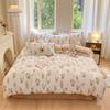 OEING Butterfly Milk Velvet Bedding Set
