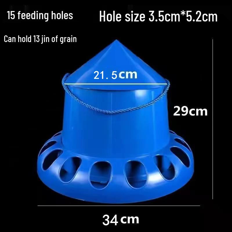 Automatic Chicken & Bird Feeder – Anti-Spill Food Dispenser for Ducks, Geese, Quail & Pigeons