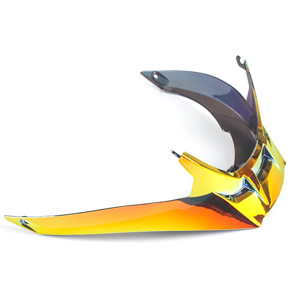 Modified Motorcycle Helmet Tail Spoiler Rear Wing Air Duct Aerodynamic Racing Attachment for R50S R50S Pro
