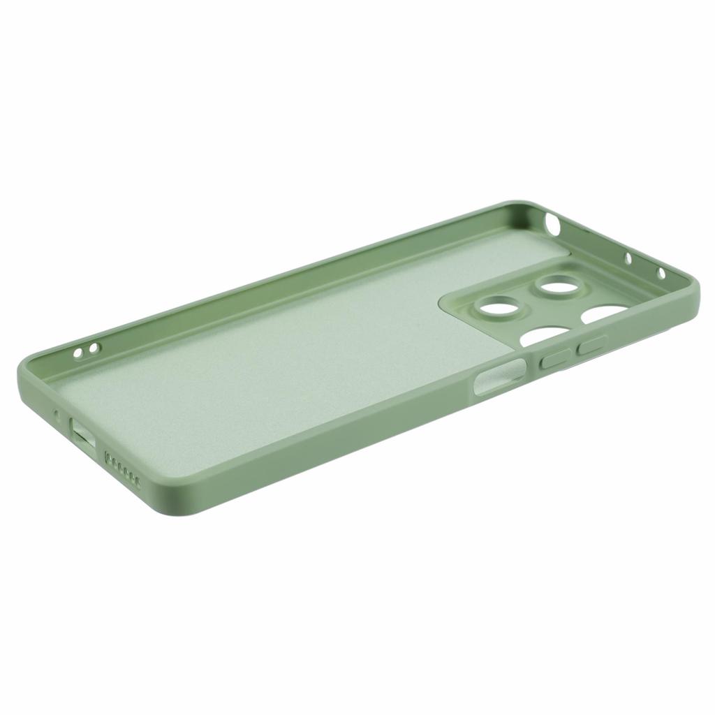 For Xiaomi Redmi Note 13 Pro 5G/Poco X6 5G TPU Phone Cover Rubberized Case with Soft Fiber Lining