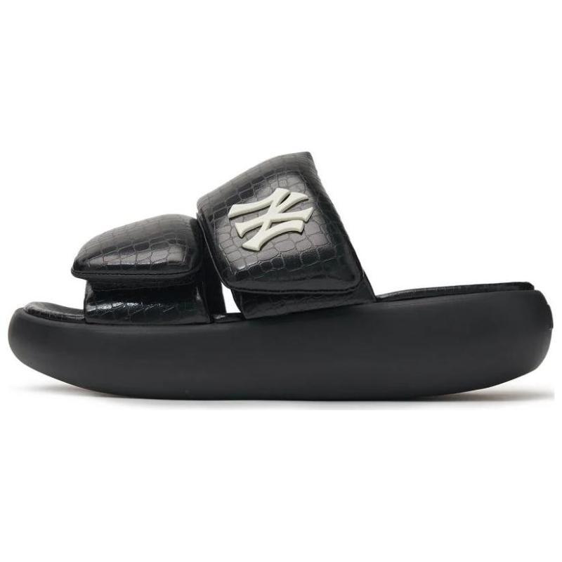

MLB New York Yankees Slip-Resistant Abrasion-Resistant Slide Slippers Unisex Black White Sneakers 3ALPBLX43-50BKS 39 чорний білий колір