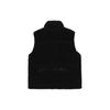 Vans FW22 Solid Color Letter Logo Zipper Down Vest Unisex Vests Black VN00090YBLK