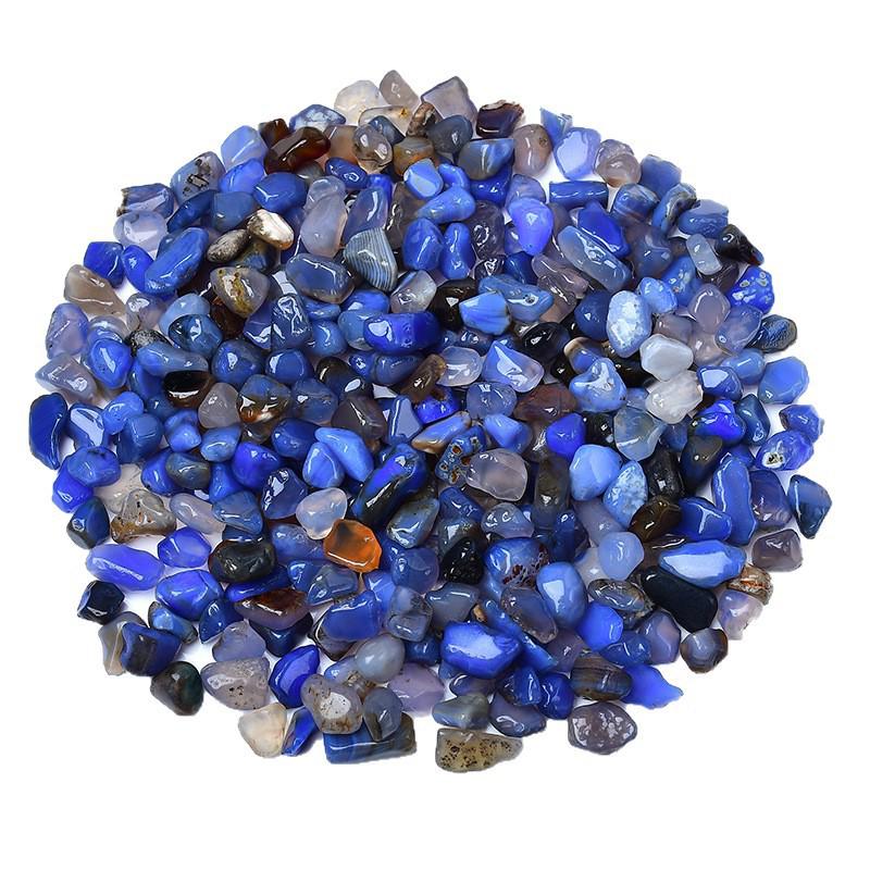 Seven-Color Crystal Gravel for Fish Tanks, Bonsai, Buddha Offerings, Manicures, Demagnetization, and Room Decoration.