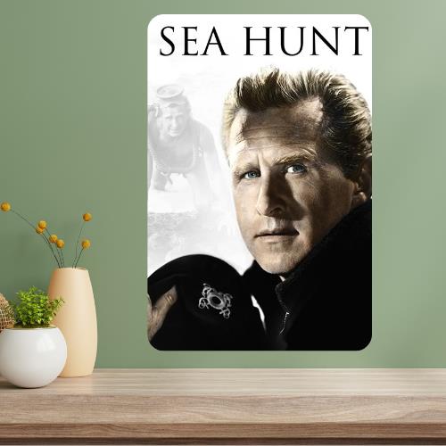 

Sea Hunt Classic TV Show Metal Poster Sign 20x30cm（7.8x11.8inch）