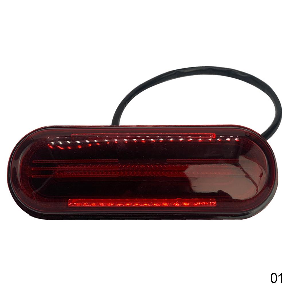 

12 В автомобиль грузовик светодиодные плавные поворотники стоп-сигналы 3 в 1 задний фонарь мигающий индикатор RV ATV UTV красные желтые стоп-сигналы красный