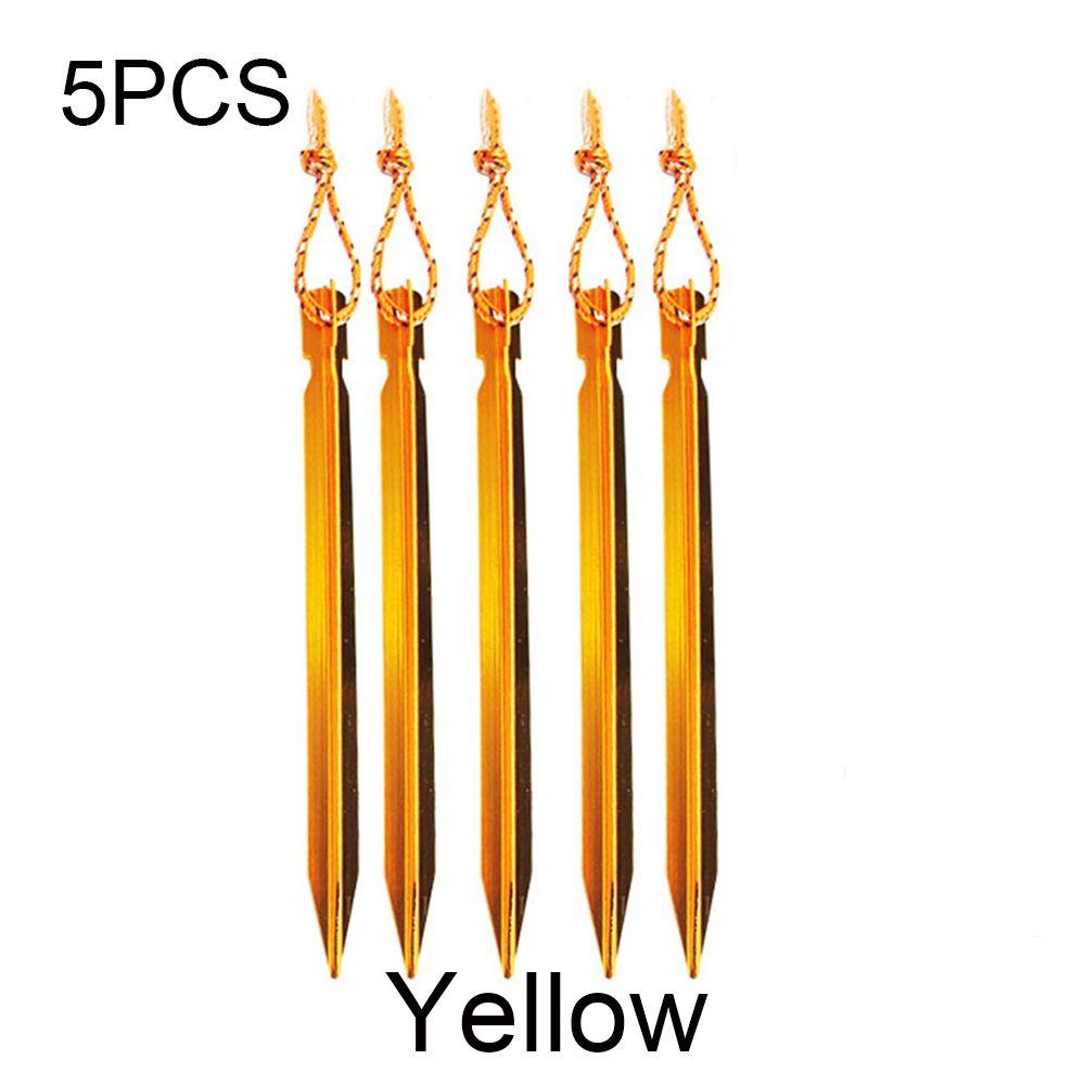 5/10pcs 18cm Ultralight Aluminium Alloy Strong Camping Hiking Tent Peg Stakes Triangular Stake Nail