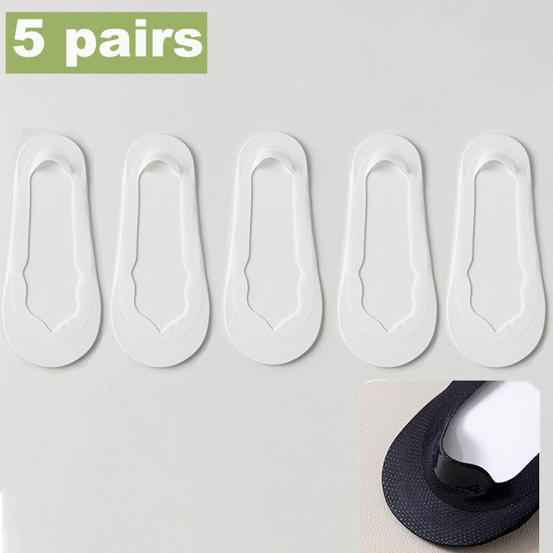 Women Socks Girl Lady Spring Summer Thin Ice Silk Non-slip Do Not Fall Off Sweat-absorbing Traceless Breathable Invisible Socks