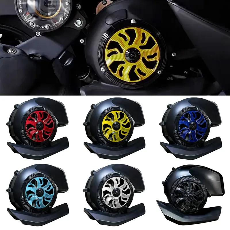 Universal Motorcycle Radiator Fan Cover Rotatable Cooling Fan Grille Engine Protection for VESPA 125/150 LX LXV S SPRINT GTS