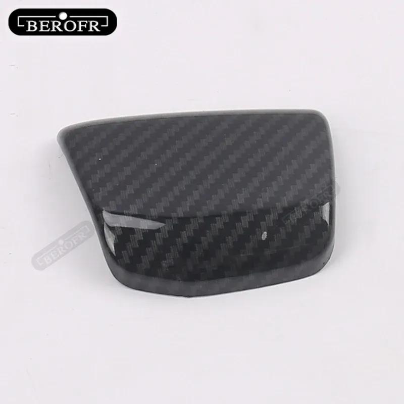 For CHANGAN CS85  Car Gear Shift Knob Head Cover Interior Sticker Styling Accessories Matte silver Carbon fibre