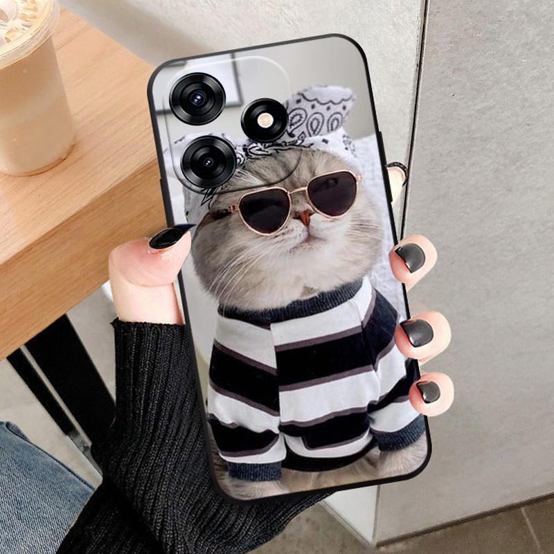 For Tecno Spark 10 Case Back Cover Spark10 Cute Cartoon Flower Skull Soft Silicone Phone Cases For Tecno Spark 10C Fundas Coque