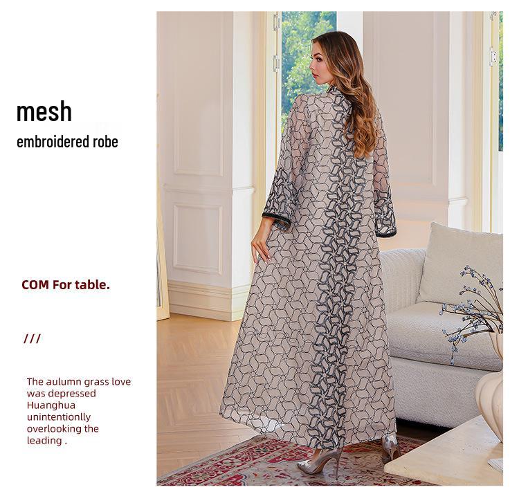 New Arrival: Sequin Abaya - Long Robe/Dress for Muslim Women, Middle Eastern/Arabic Style, Dubai-Inspired