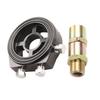 2Pcs Oil Pressure Gauge Accessories Aluminum Cooling Sandwich Plate Adapter Car Oil Cooler Kit Auto Mounting