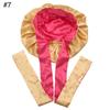 Woman Sleeping Bonnets and Satin Hair Wraps Soft Silk Bonnet Long Tie Plain Hair Bonnet