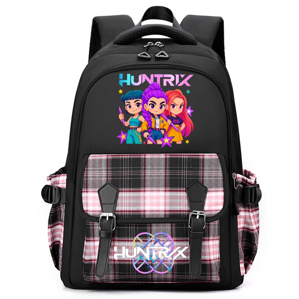 Anime K-Pop Printed Large Capacity Backpack for Teenger Student Girl Boy Schoolbag Bookbag Women Large Capacity Waterproof Travel Bag Kid Gift