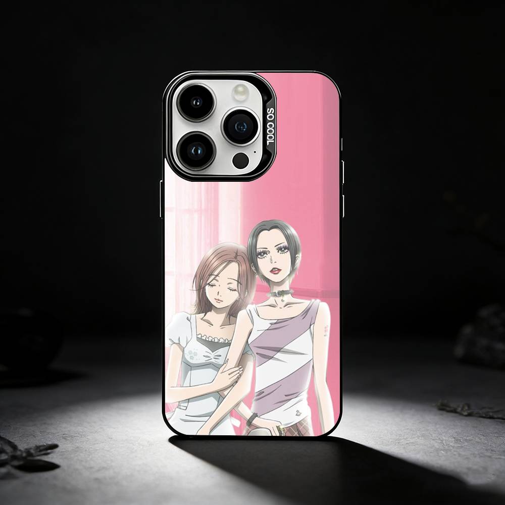 A-Anime N-NaNa O-Osaki Phone Case For iPhone 17,16,15,14,13,12,11 Plus,Pro Max,XS,Colored silver phone case