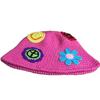 Dopamine Colored Flower Knitted Fisherman Hat Girls Autumn and Winter Sweet and Cute Versatile Face Small Thermal Basin Hat